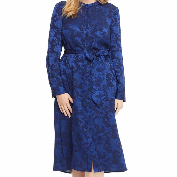 Gal Meets Glam Blue dress NWT - Picture 2 of 8